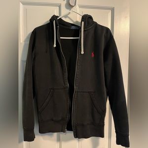 polo ralph lauren mens full-zip fleece hoodie